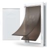 Pet Door, X-Large, with Double Magnetic Flaps and Metal Frame, Strong and Weatherproof Dog Door for Interior and Exterior Doors, Easy to Install, Easy