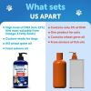 Salmon Oil for Dogs Omega 3 for Dogs 8 FL OZ Wild Alaskan Salmon Fish Oil Natural EPA & DHA Fatty Acids for Skin & Coat Allergy Joint & Bone Health Li