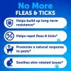 Flea Treatment for Cats Natural Flea and Tick Prevention Supplement for Cats Kittens Chewable Daily Oral Pills with Vitamins 135 Soft Chews Skin & Coa