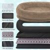 Human Dog Bed, Large Size Fits You and Pets, Washable Faux Fur Dog Bed for People Doze Off, Napping Orthopedic Dog Bed, Present Plump Pillow, Blanket,