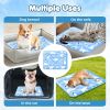 120*70cm Dog Cooling Mat, 2026 New Summer Pet Mats, Portable Pet Cooling Pad for Travel, Washable Gel Coolings Mat for Dogs and Cats Indoor Outdoor, R